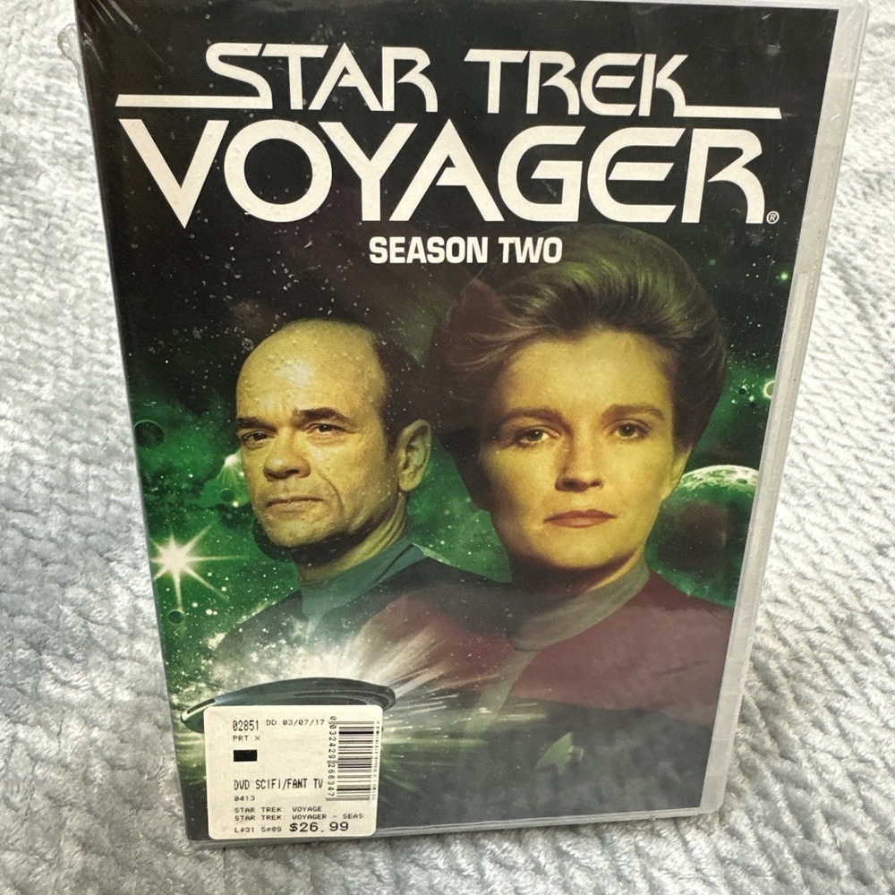 Star Trek Voyager Season 2 DVD Brand New Sealed Sci Fi TV 7 Discs